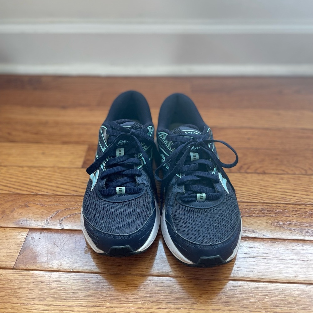 Saucony Navy and Teal sRunning Shoes